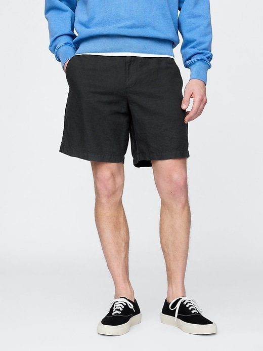 8-zoll-leinen-baumwoll-shorts