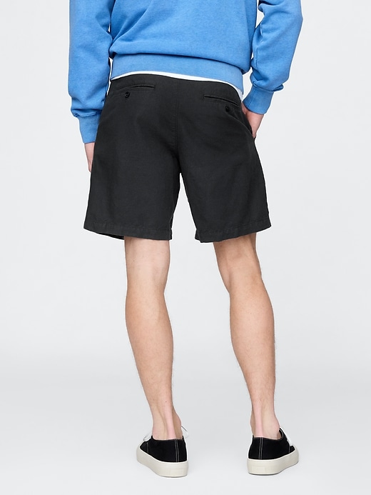 8-zoll-leinen-baumwoll-shorts