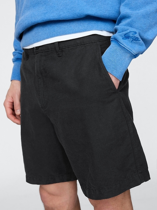 8-zoll-leinen-baumwoll-shorts