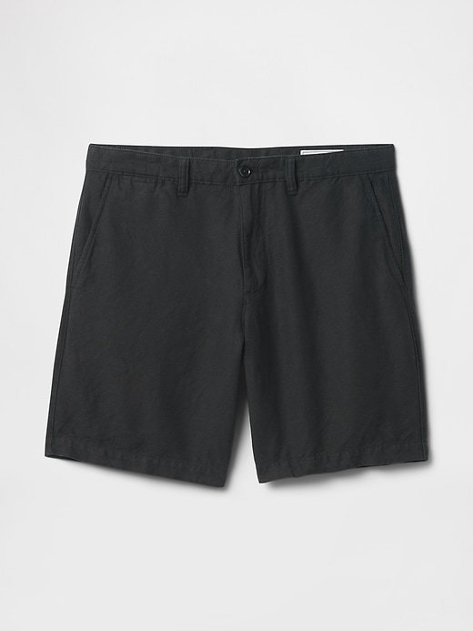 8-zoll-leinen-baumwoll-shorts