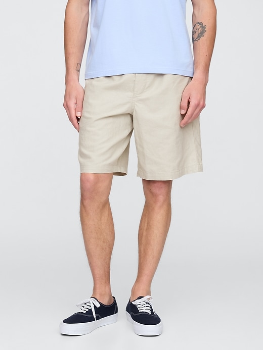 9 leinen-baumwoll-shorts