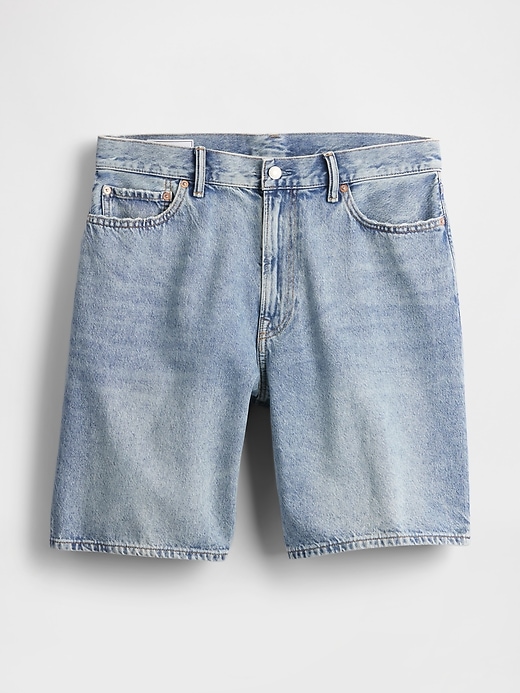 lässige jeansshorts aus den 90ern