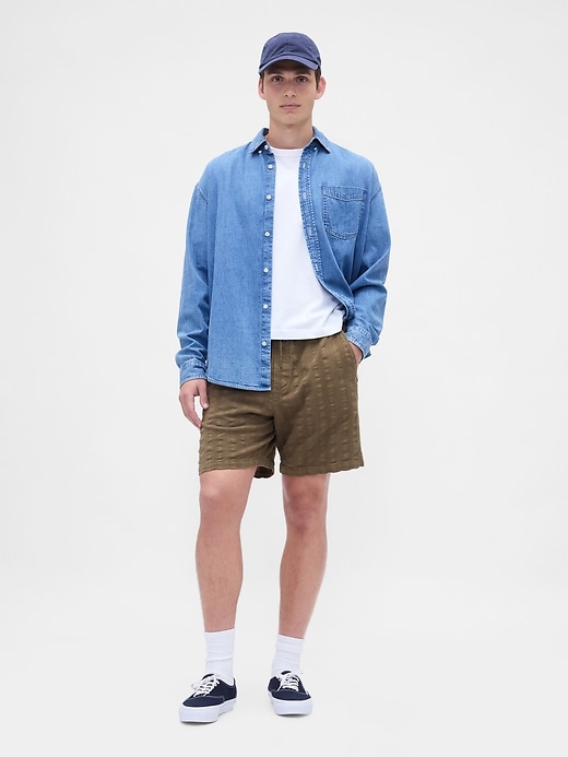 7 strukturierte bequeme shorts