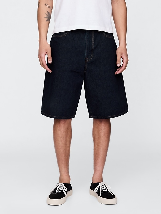 105 baggy denim shorts
