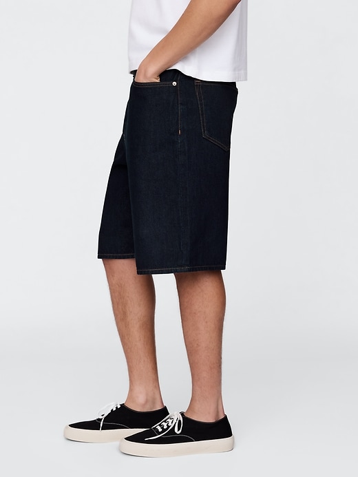 105 baggy denim shorts