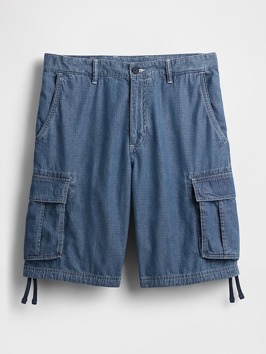 11 baggy denim cargo shorts