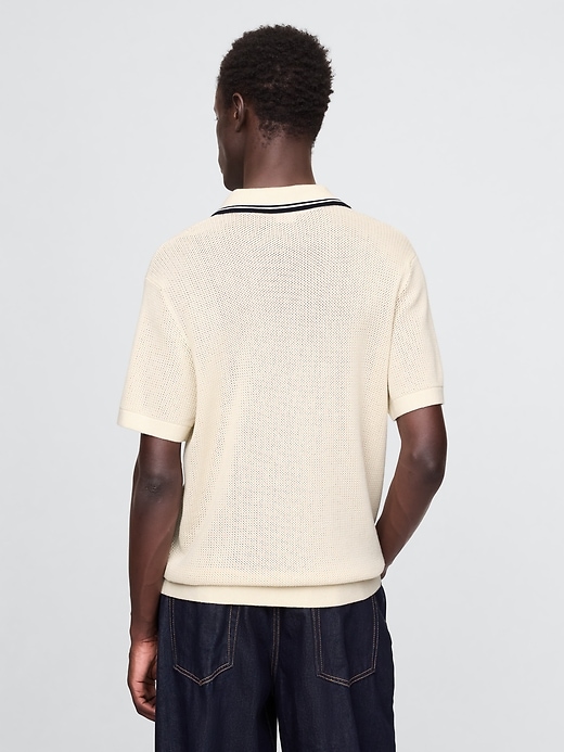 johnny collar pullover