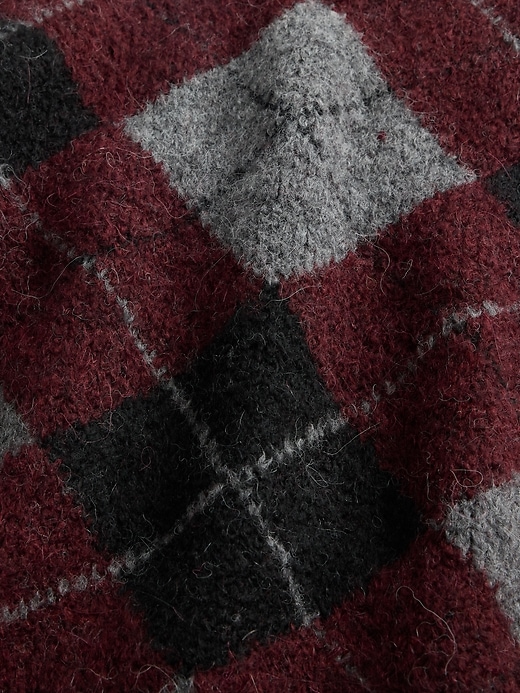 gebürsteter argyle-pullover