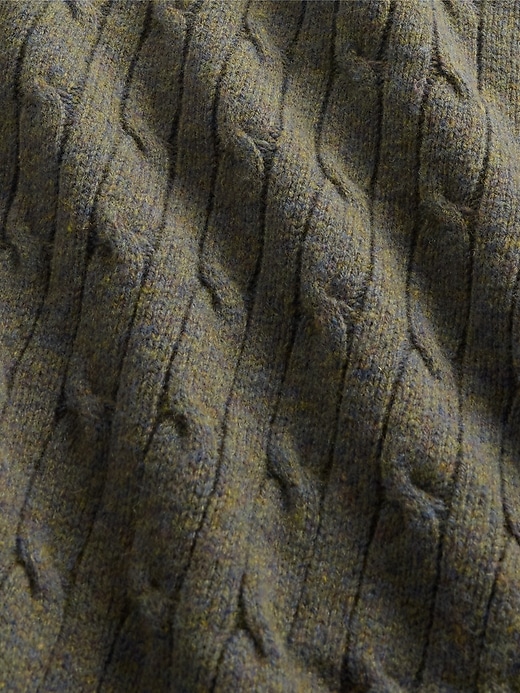 zopfstrickpullover aus merinowollmischung