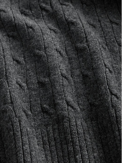 zopfstrickpullover aus merinowollmischung