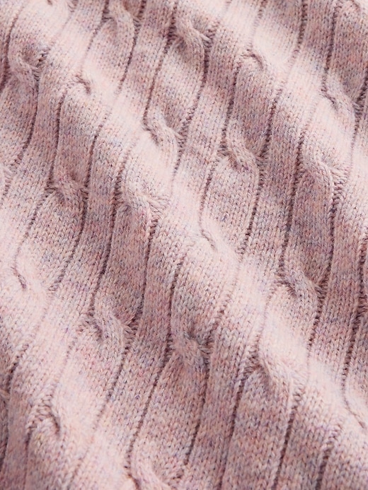 zopfstrickpullover aus merinowollmischung