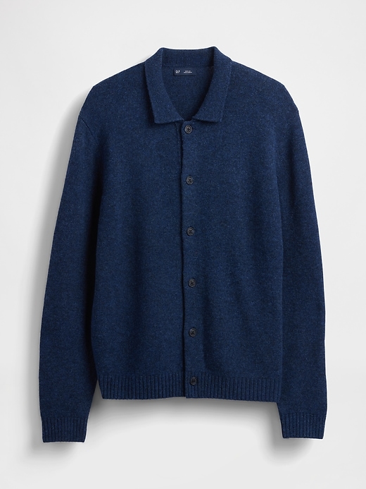 strickjacke aus merinowollmischung