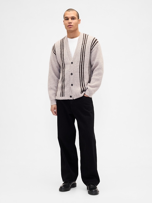 flauschiger lässiger crop-cardigan