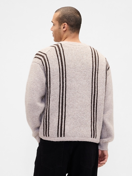 flauschiger lässiger crop-cardigan
