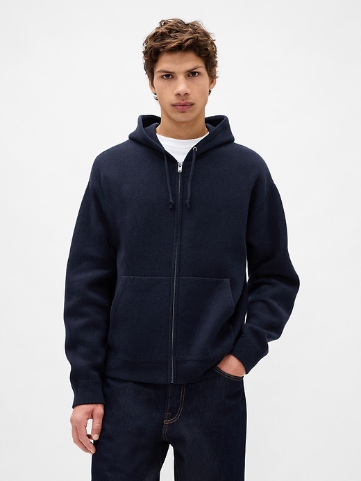 schwerer cashsoft zip-sweater-hoodie