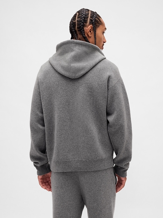 schwerer cashsoft zip-sweater-hoodie