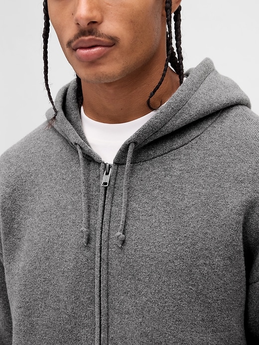 schwerer cashsoft zip-sweater-hoodie