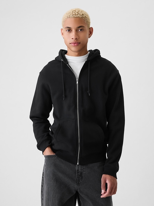 vintage-kapuzenpullover für erwachsene weich mit reißverschluss