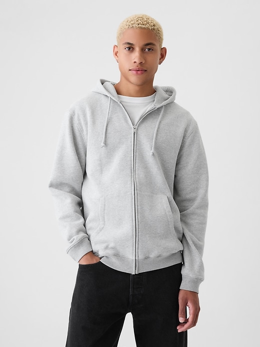 vintage-kapuzenpullover für erwachsene weich mit reißverschluss