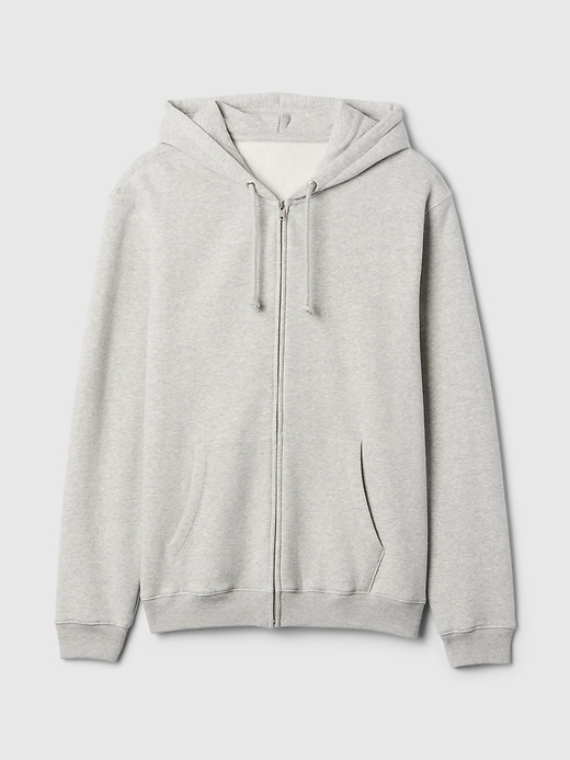 vintage-kapuzenpullover für erwachsene weich mit reißverschluss