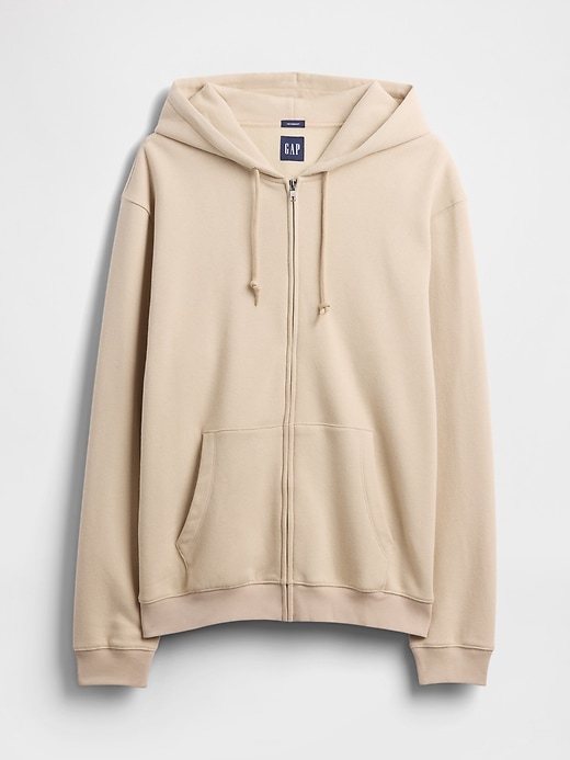 vintage-kapuzenpullover für erwachsene weich mit reißverschluss