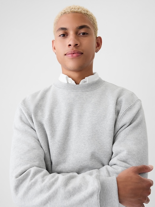 vintagesoft rundhals-sweatshirt
