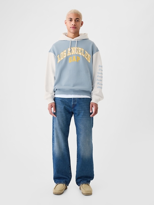 gap los angeles city logo hoodie