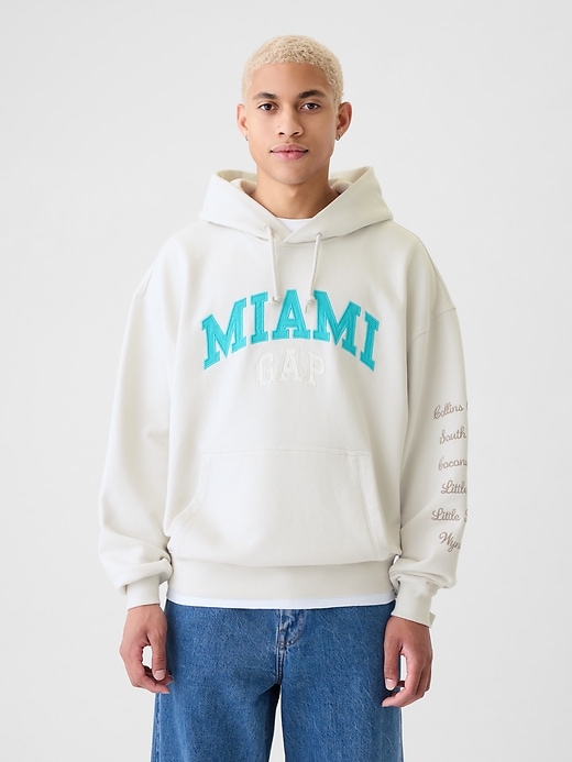 gap miami city logo hoodie