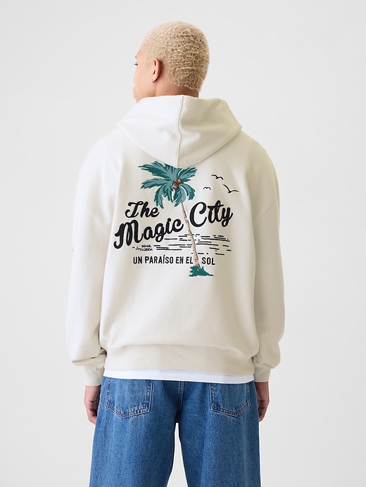 gap miami city logo hoodie