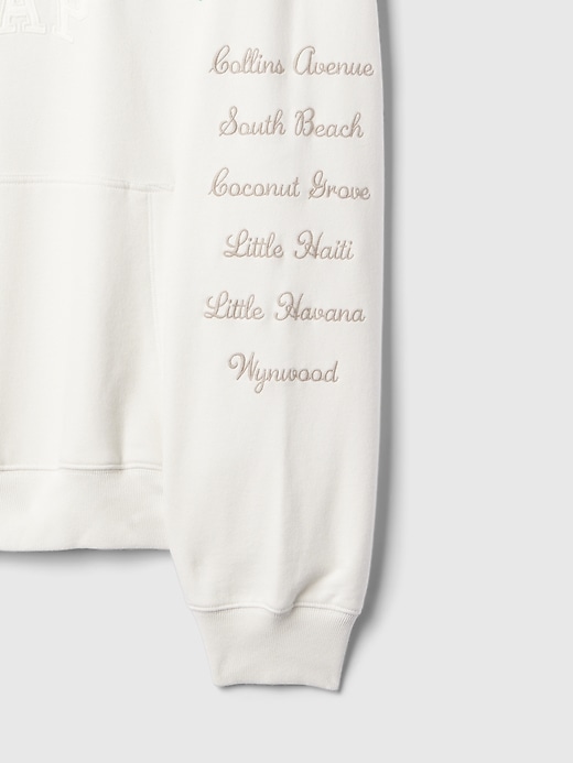 gap miami city logo hoodie