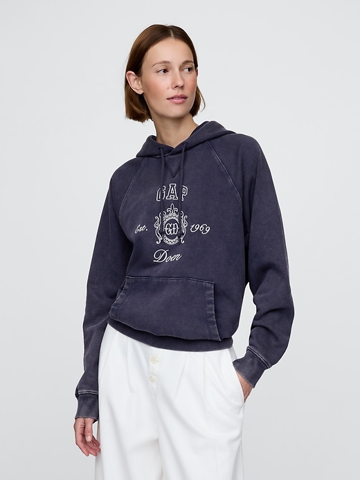gap × dÔen erwachsenen-hoodie mit raglan-logo schweres material