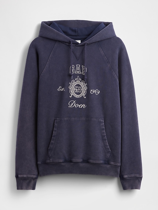gap × dÔen erwachsenen-hoodie mit raglan-logo schweres material