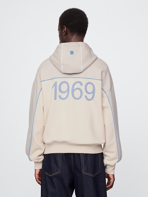 gap × hfr logo zip hoodie von richfresh