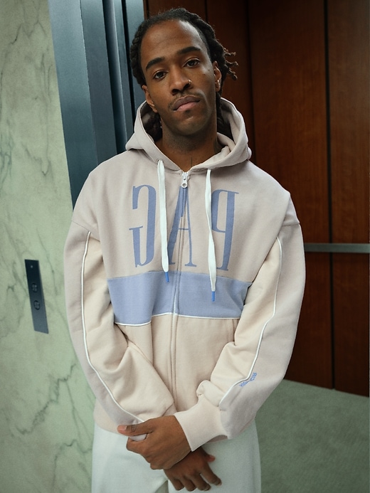 gap × hfr logo zip hoodie von richfresh