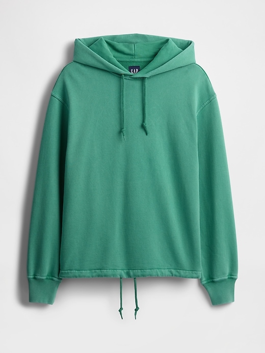 gap heavyweight french terry logo hoodie