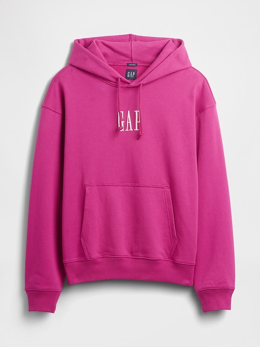 schwerer oversize-hoodie mit logo