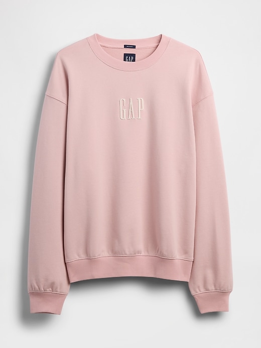 schweres oversize-sweatshirt mit logo