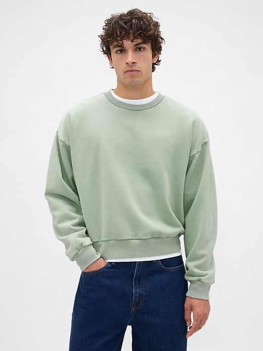 schweres crop-sweatshirt