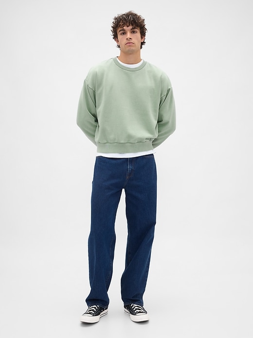 schweres crop-sweatshirt