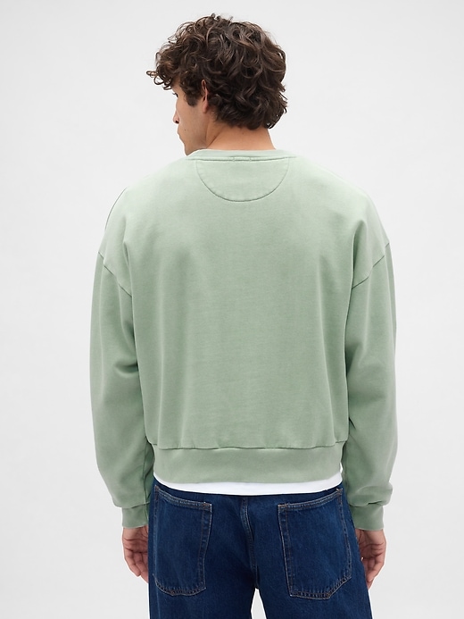 schweres crop-sweatshirt
