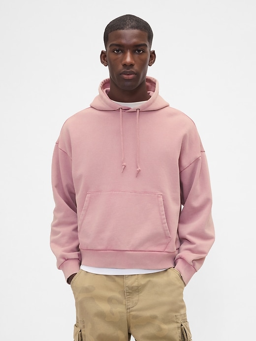 schwerer crop-hoodie
