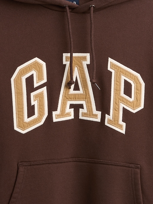 extra schwerer übergroßer logo-hoodie aus french terry