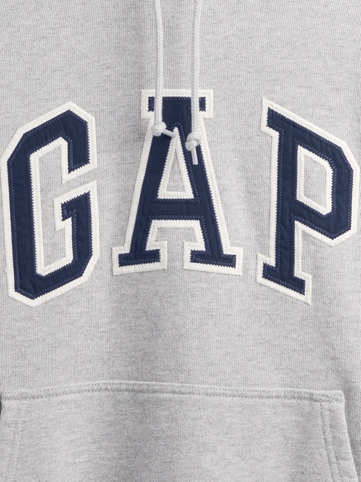 extra schwerer übergroßer logo-hoodie aus french terry