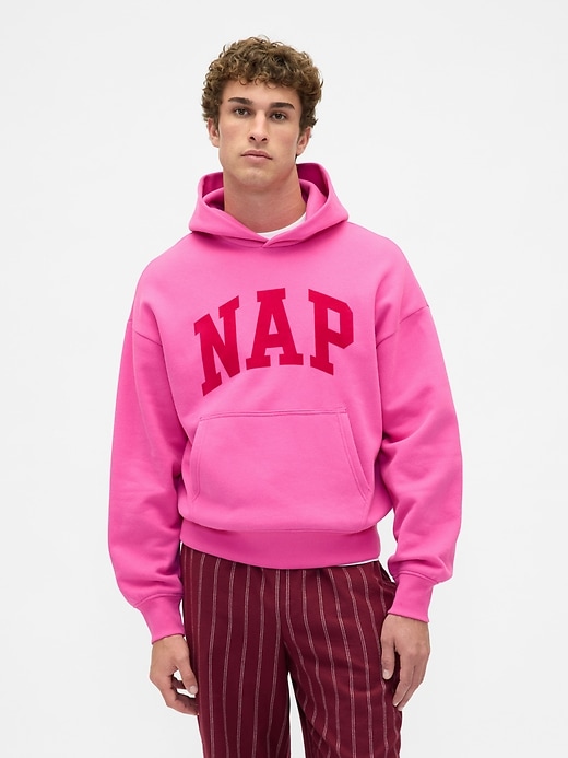 vintagesoft nap logo hoodie