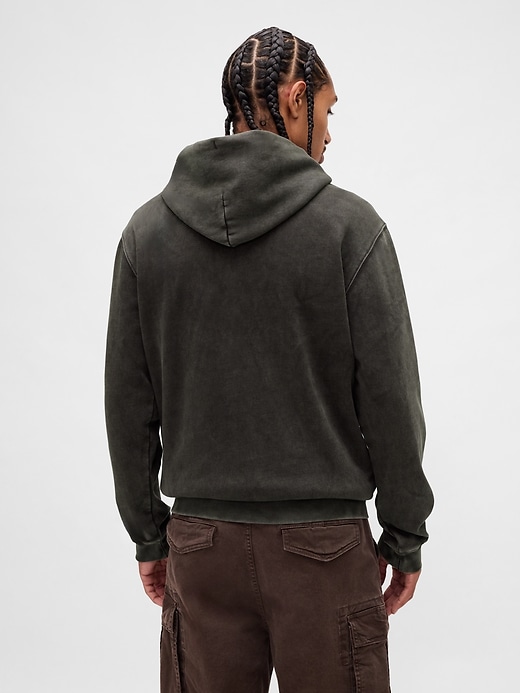 vintagesoft brannan bear logo hoodie
