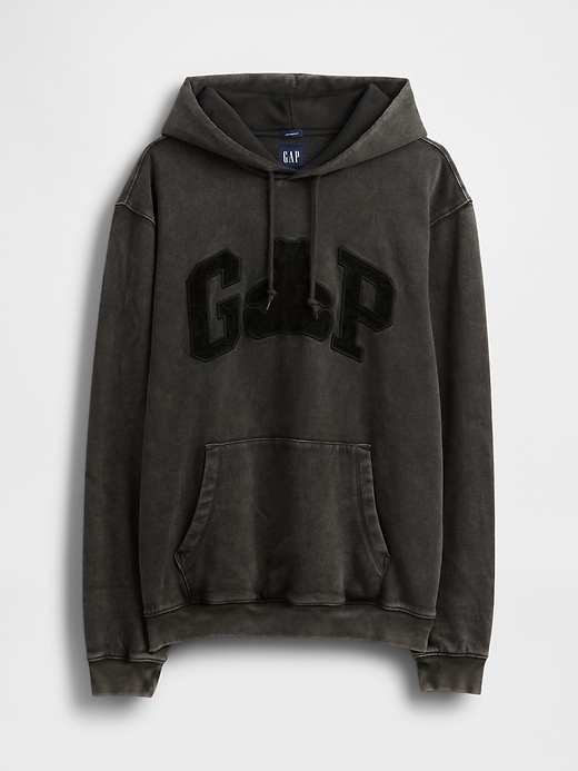 vintagesoft brannan bear logo hoodie