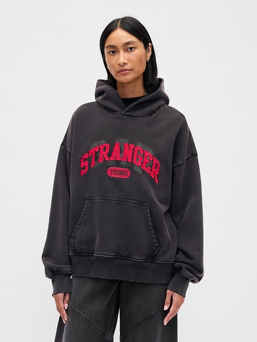 stranger things erwachsenen-hoodie schwere qualität