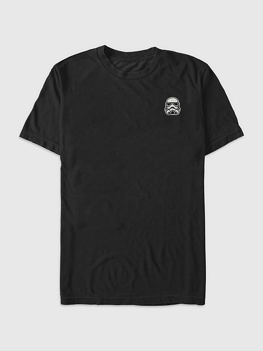 star wars t-shirt mit besticktem stormtrooper-motiv