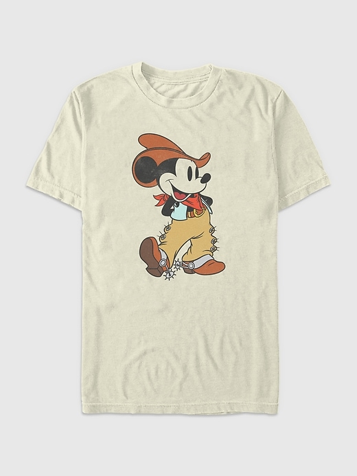 mickey mouse cowboy grafik-t-shirt
