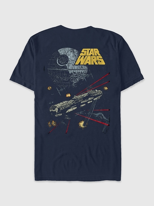 star wars vintage galaxy grafik-t-shirt